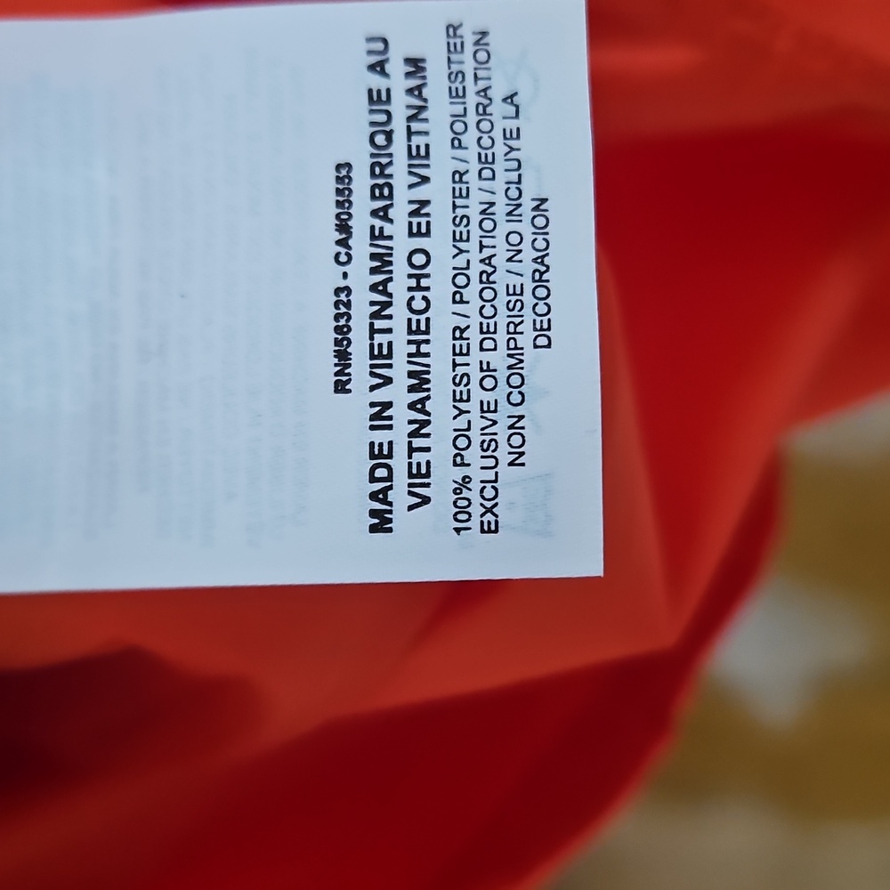 Nike Orange Pullover Jacket - Picture 5 of 5